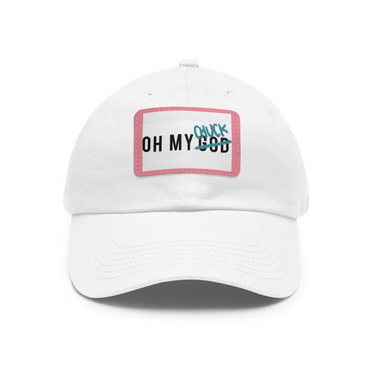 Supernatural "Oh My Chuck" Dad Hat with Leather Patch (Rectangle)