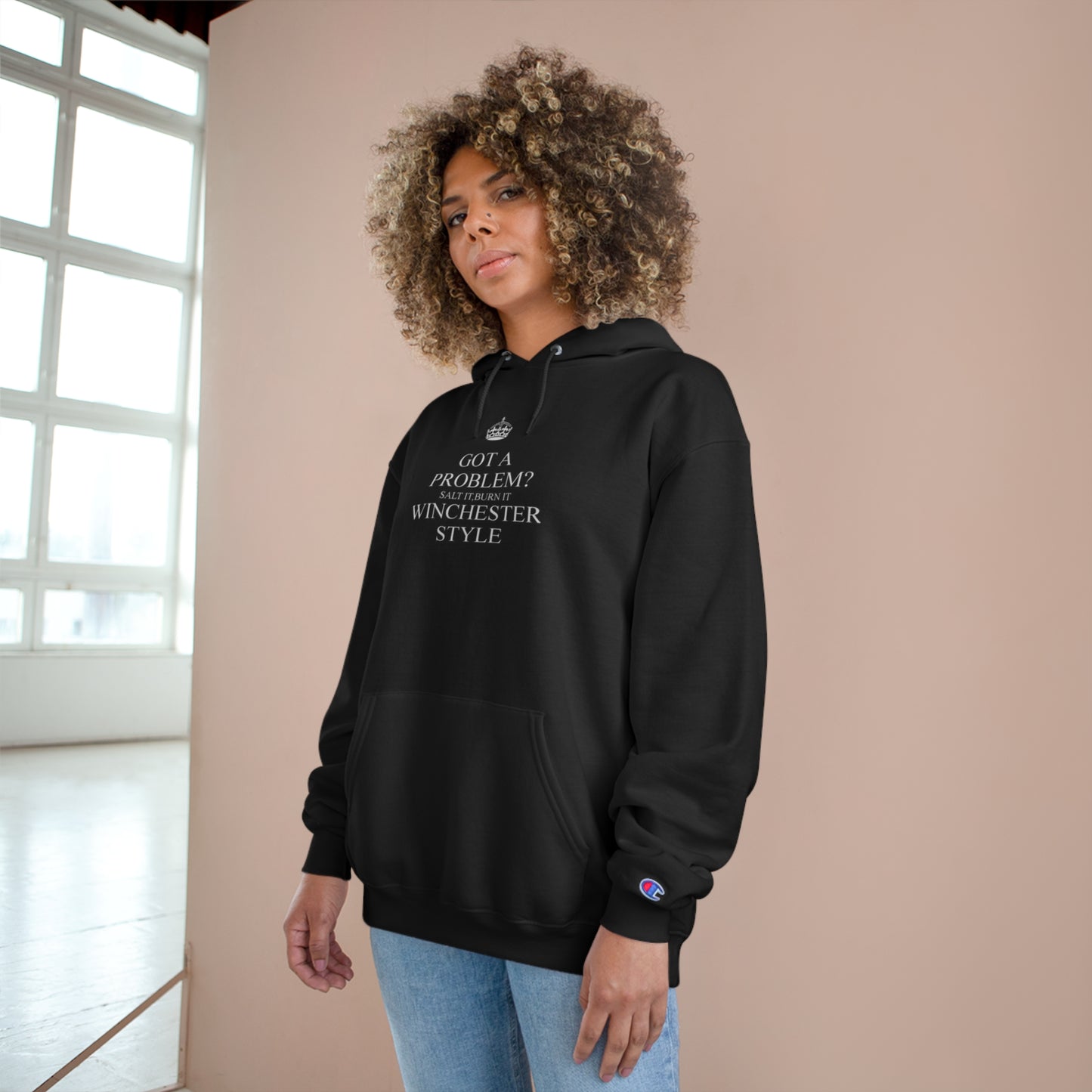 Supernatural Salt & Burn, Champion Hoodie