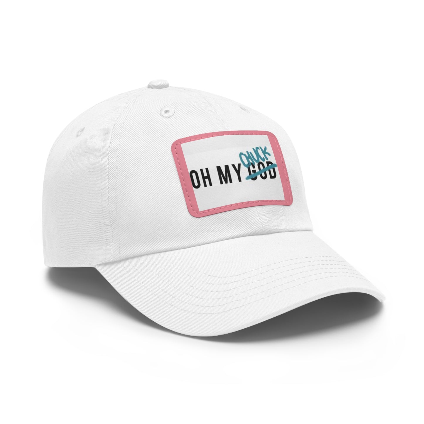 Supernatural "Oh My Chuck" Dad Hat with Leather Patch (Rectangle)