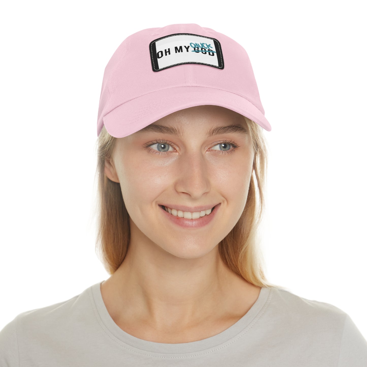Supernatural "Oh My Chuck" Dad Hat with Leather Patch (Rectangle)