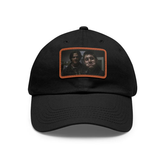 Supernatural "Dean" Dad Hat with Leather Patch (Rectangle)