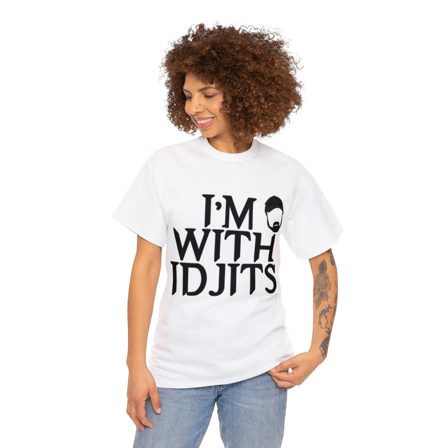 Supernatural Bobby Idjits Unisex Heavy Cotton Tee