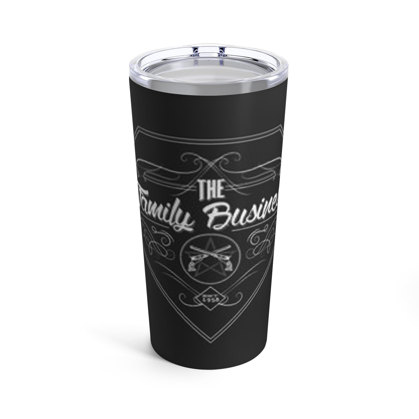 Supernatural "The Family Business" black Tumbler 20oz