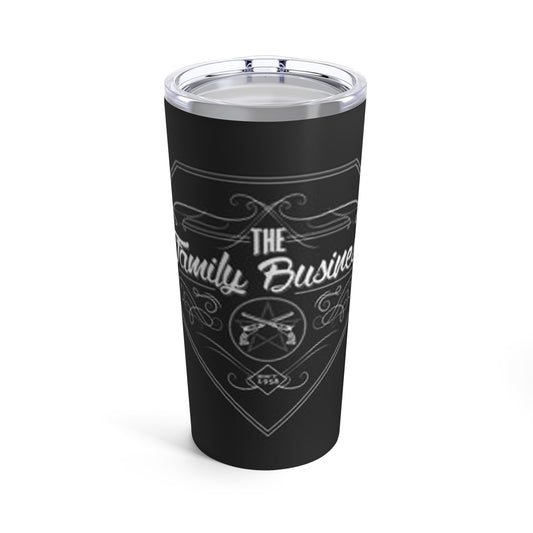 Supernatural "The Family Business" black Tumbler 20oz