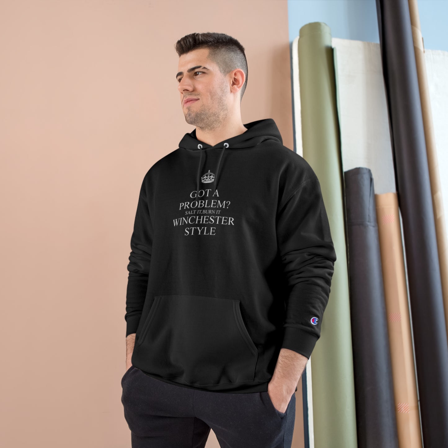 Supernatural Salt & Burn, Champion Hoodie