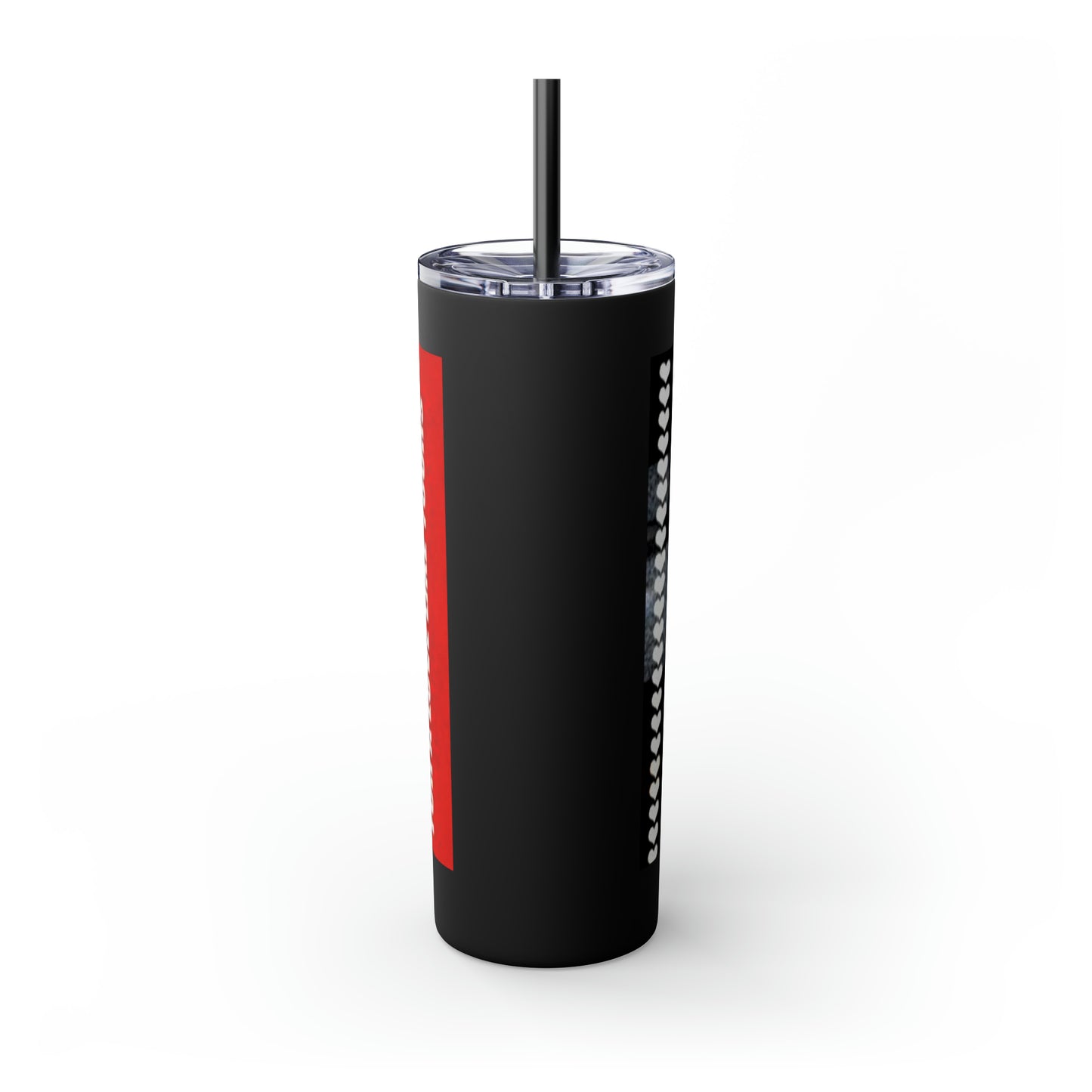 Supernatural Sam Valentine, Skinny Tumbler with Straw, 20oz