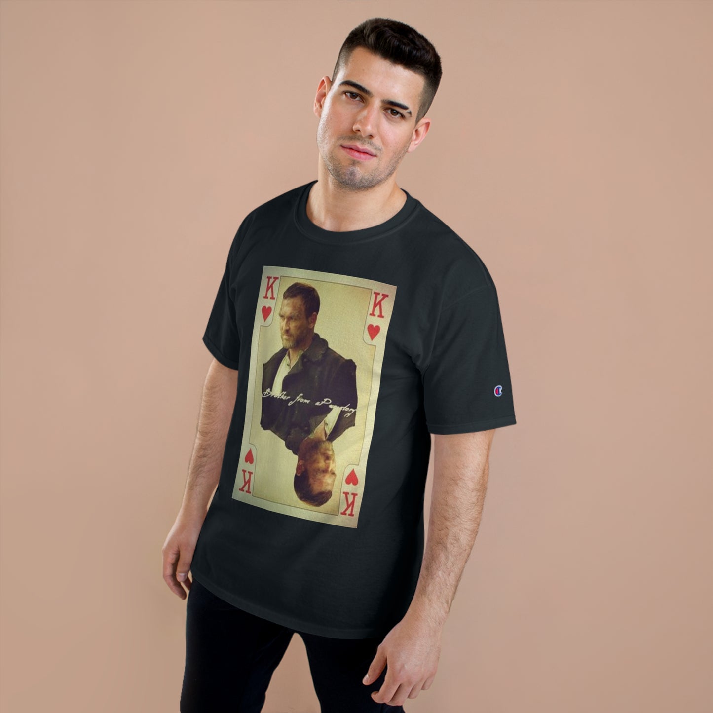 Supernatural Benny Playing Card, Champion T-Shirt