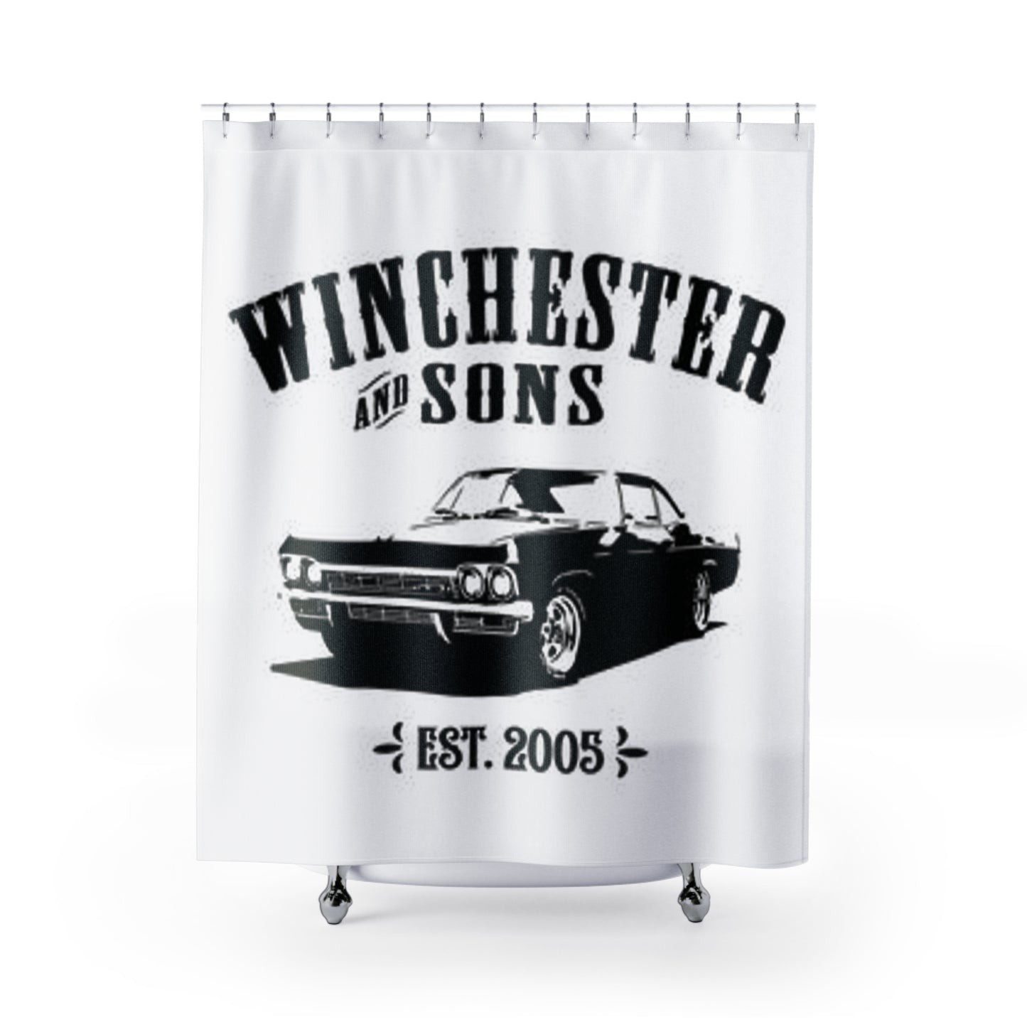Supernatural Winchester and Sons, Shower Curtain