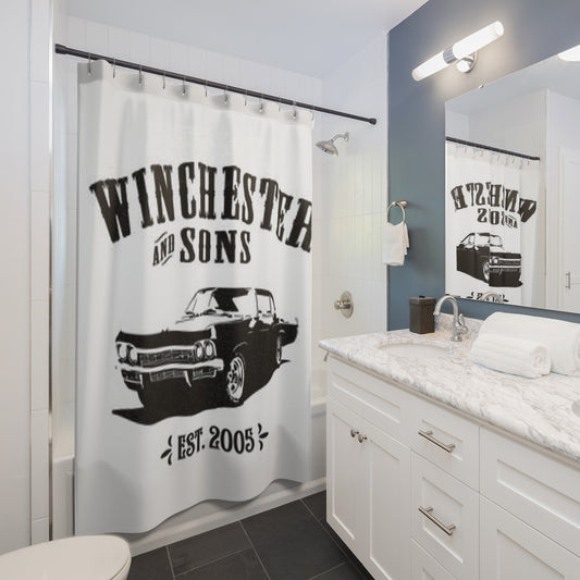 Supernatural Winchester and Sons, Shower Curtain