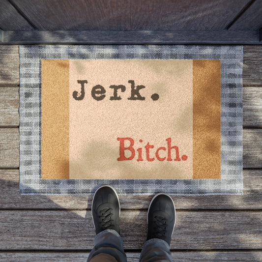 Supernatural "Bitch/Jerk" Doormat