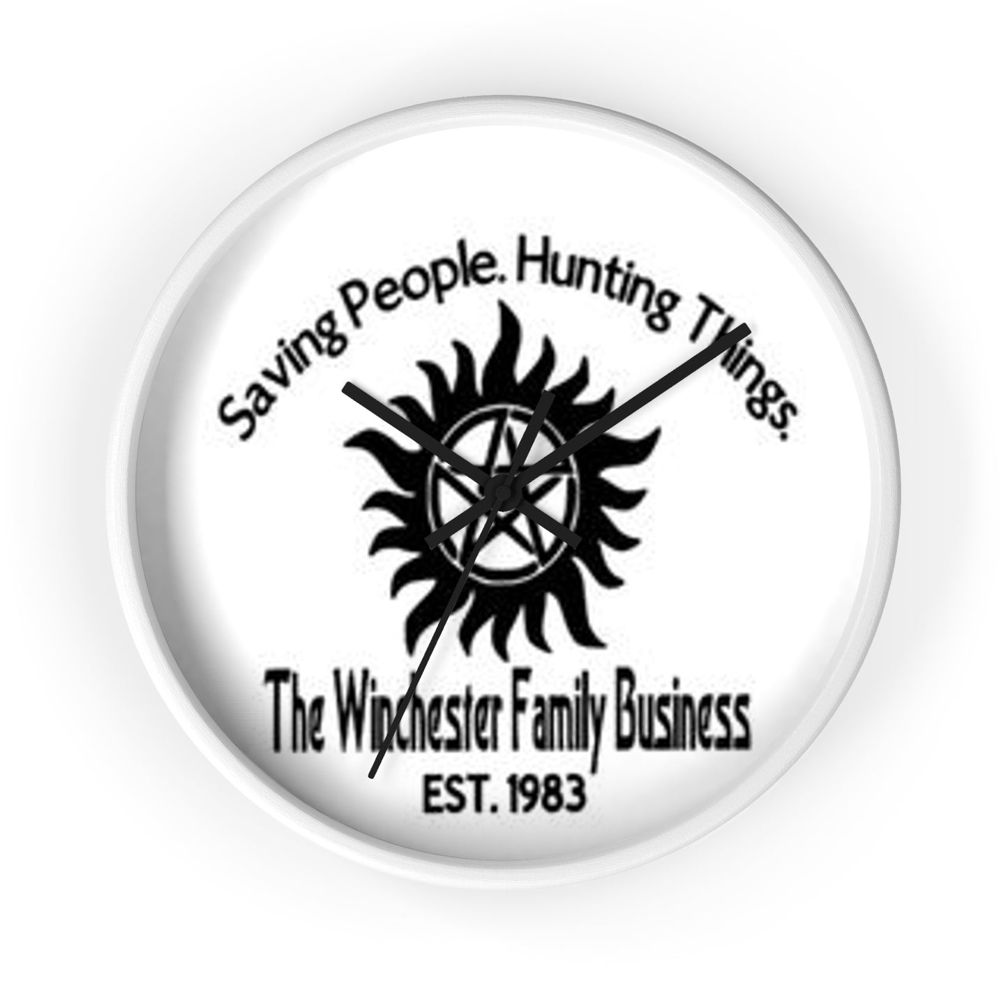 Supernatural Winchester Family Business, Wall Clock