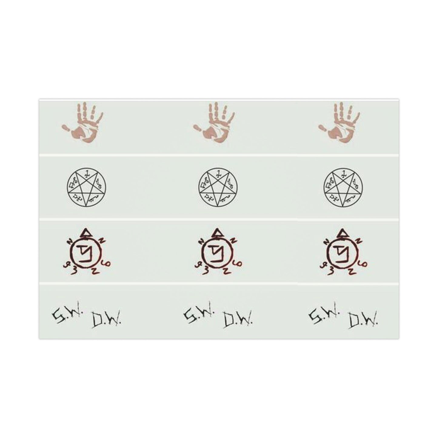 Supernatural Gift Wrap Papers
