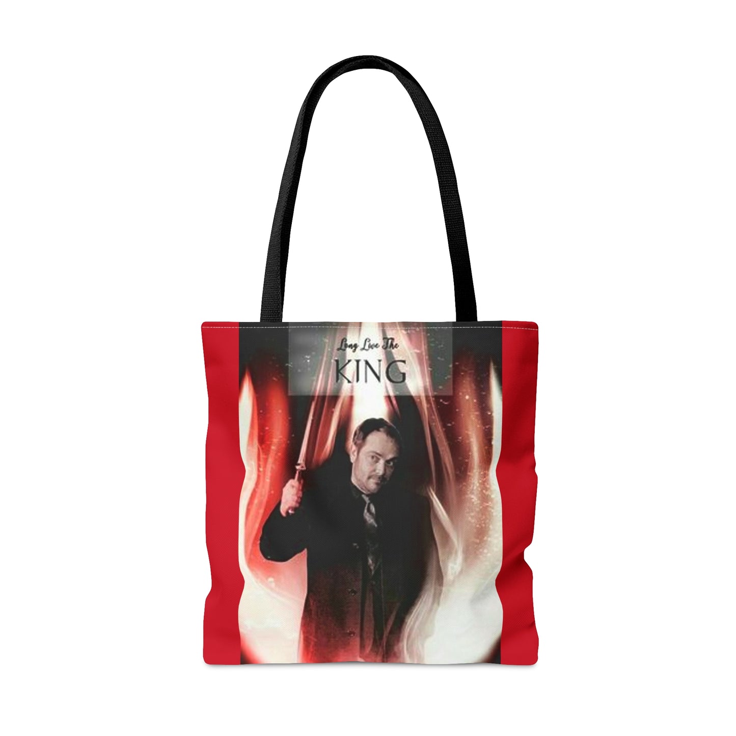 Supernatural "Crowley King of Hell" red Tote Bag (AOP)