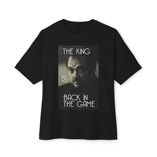 Supernatural Crowley, Unisex Oversized Boxy Tee