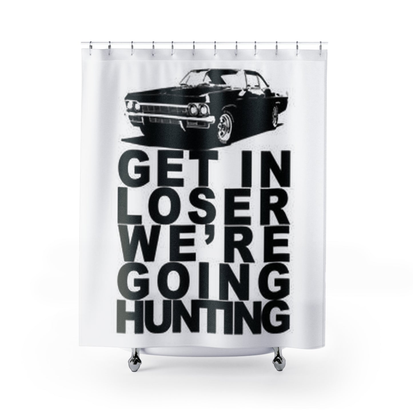 Supernatural Hunting, Shower Curtain