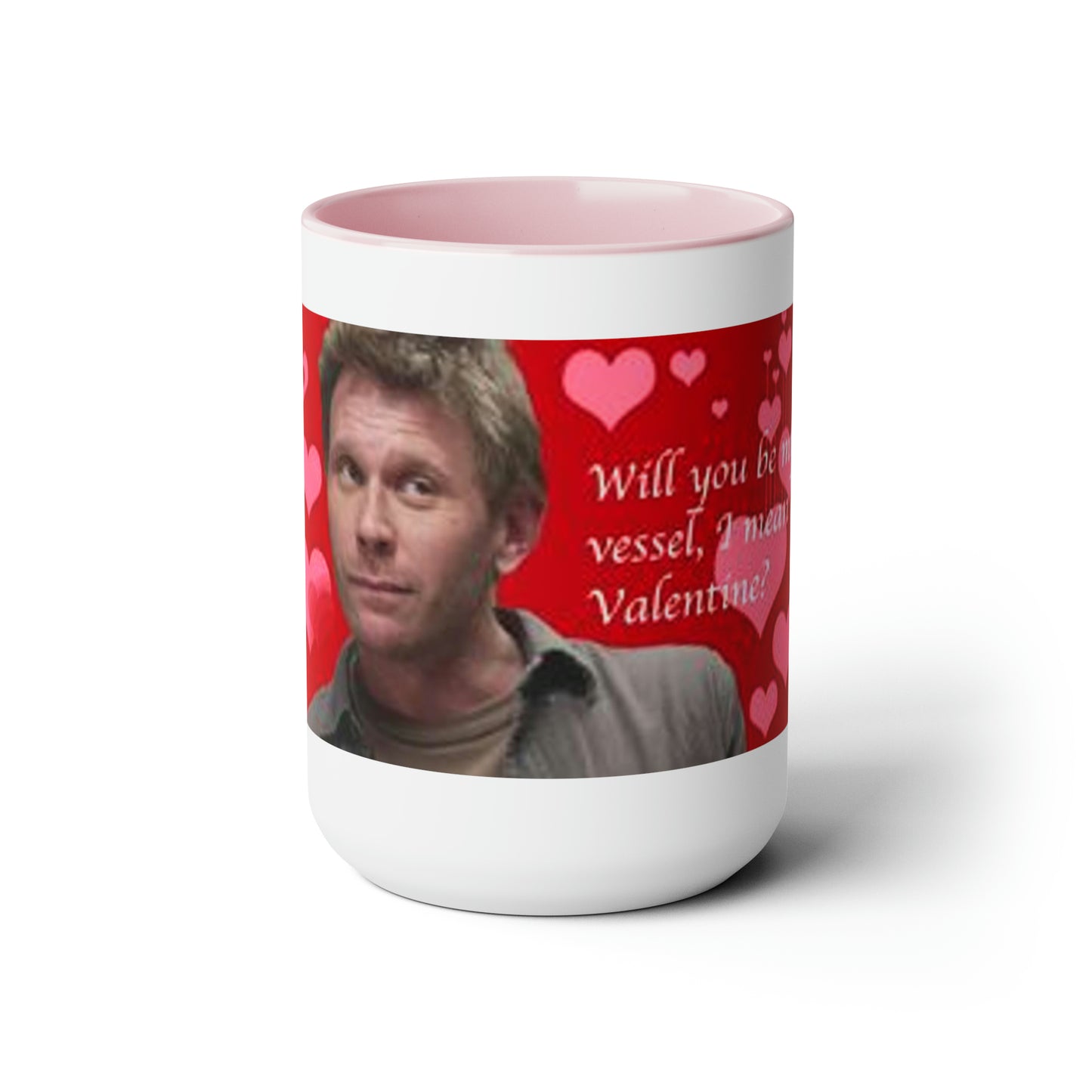 Supernatural Lucifer Valentine, Two-Tone Coffee Mugs, 15oz