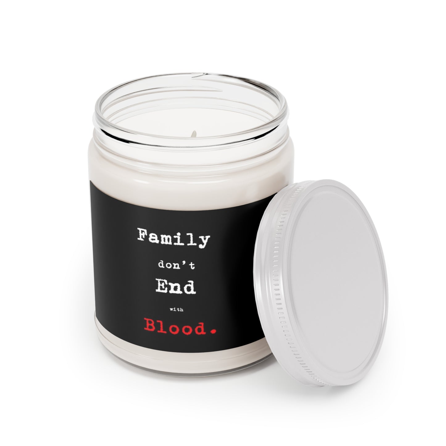 Supernatural "Family Doesn't End With Blood" Scented Candles, 9oz
