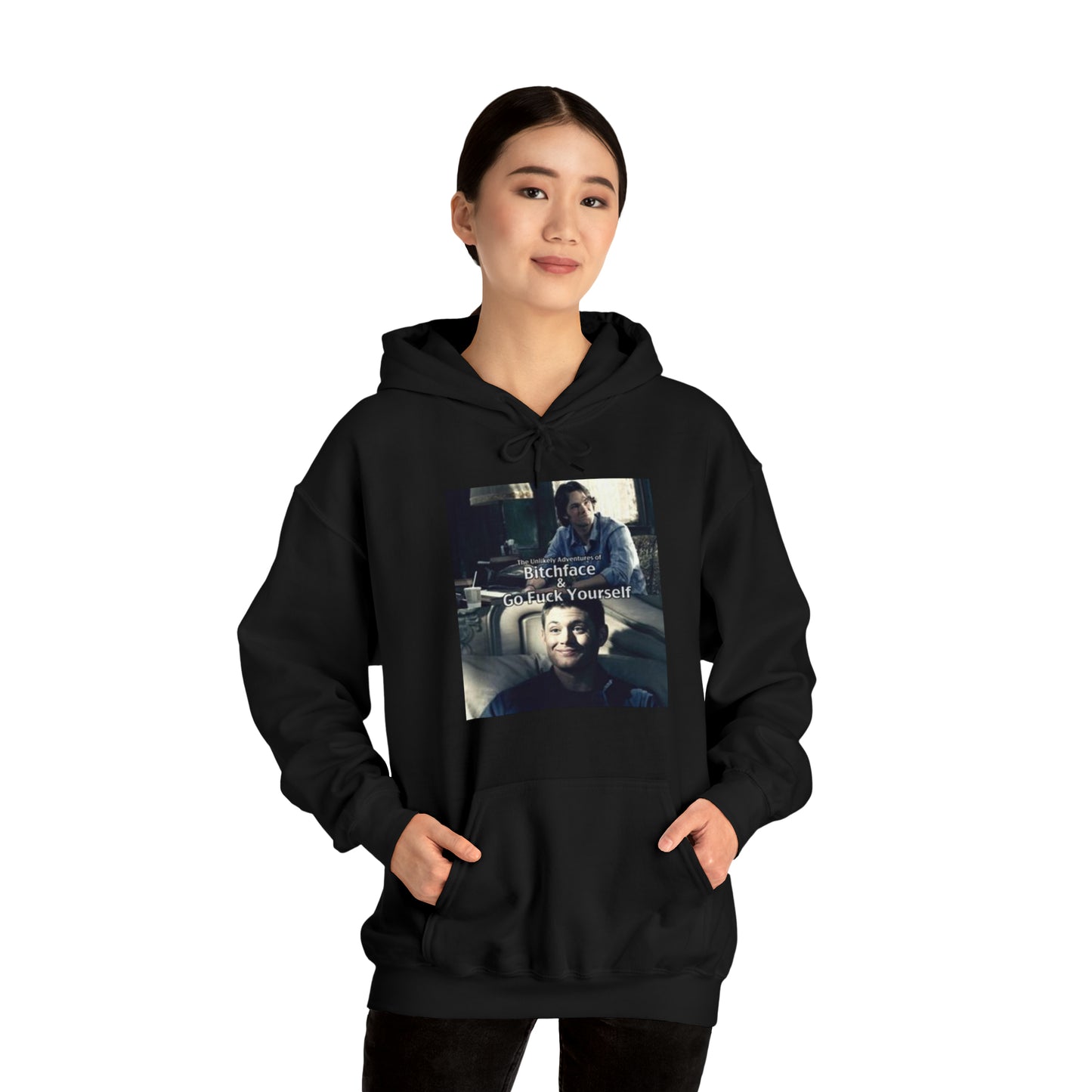Supernatural "Bitchface" Unisex Heavy Blend™ Hooded Sweatshirt
