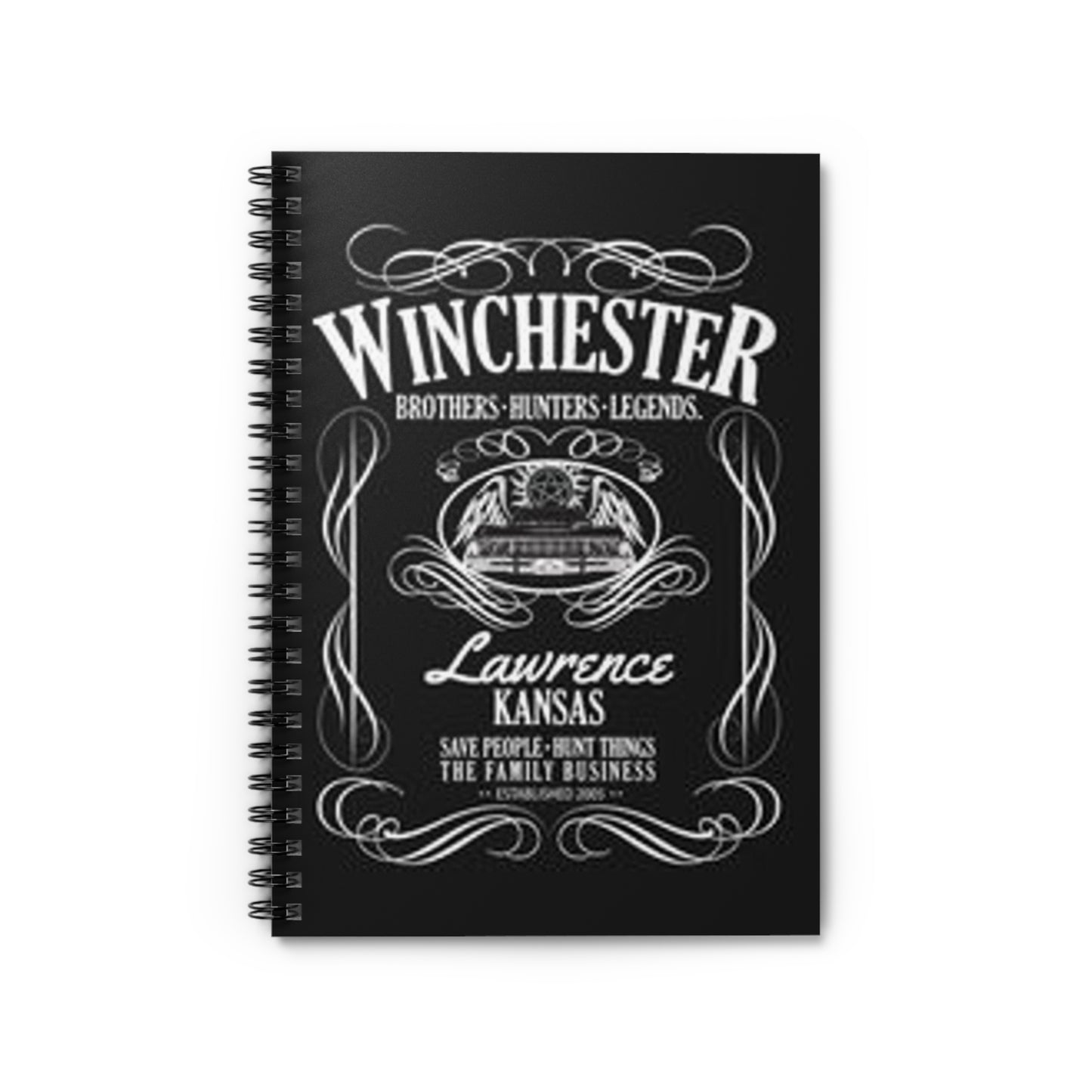 Supernatural "Winchester Bros" Spiral Notebook - Ruled Line