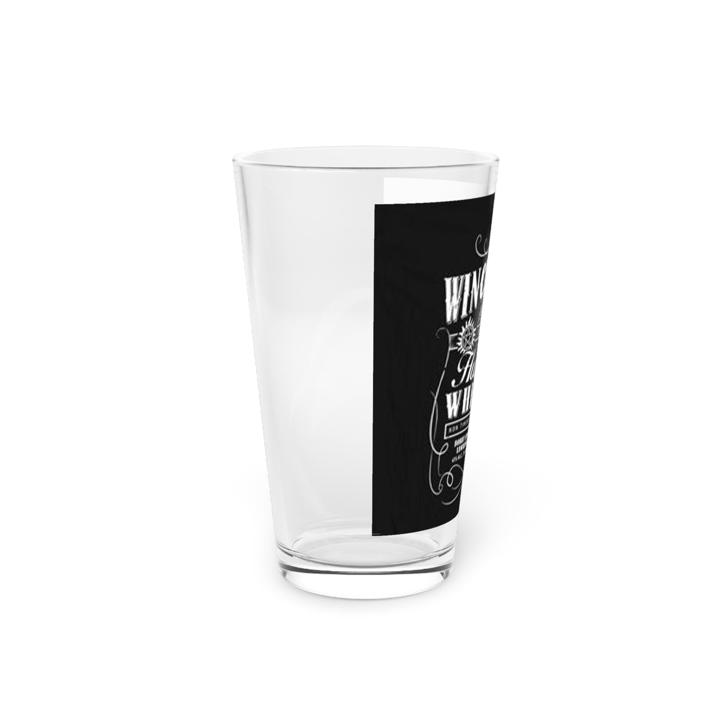 Supernatural "Hunters Whiskey" Pint Glass, 16oz