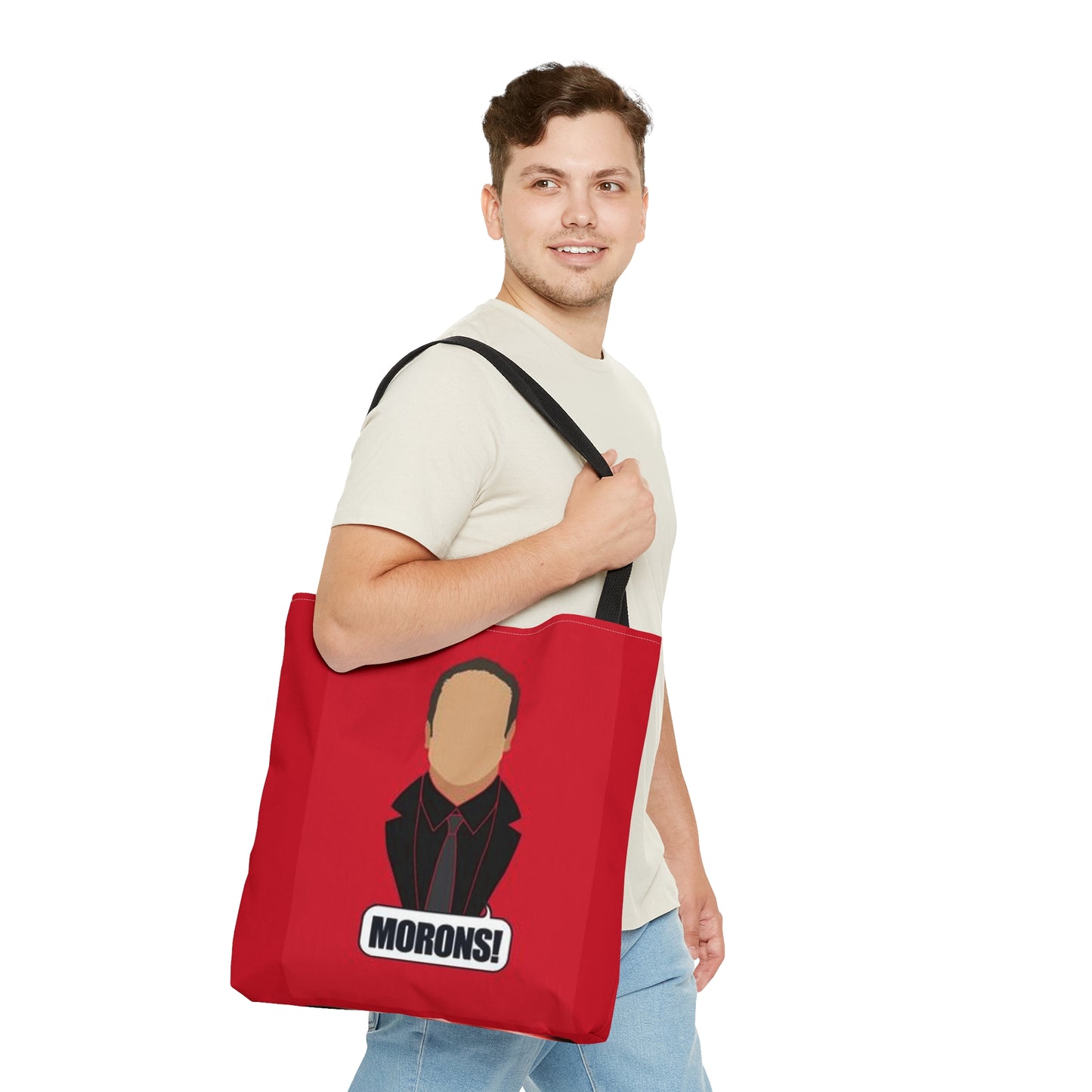 Supernatural "Crowley King of Hell" red Tote Bag (AOP)