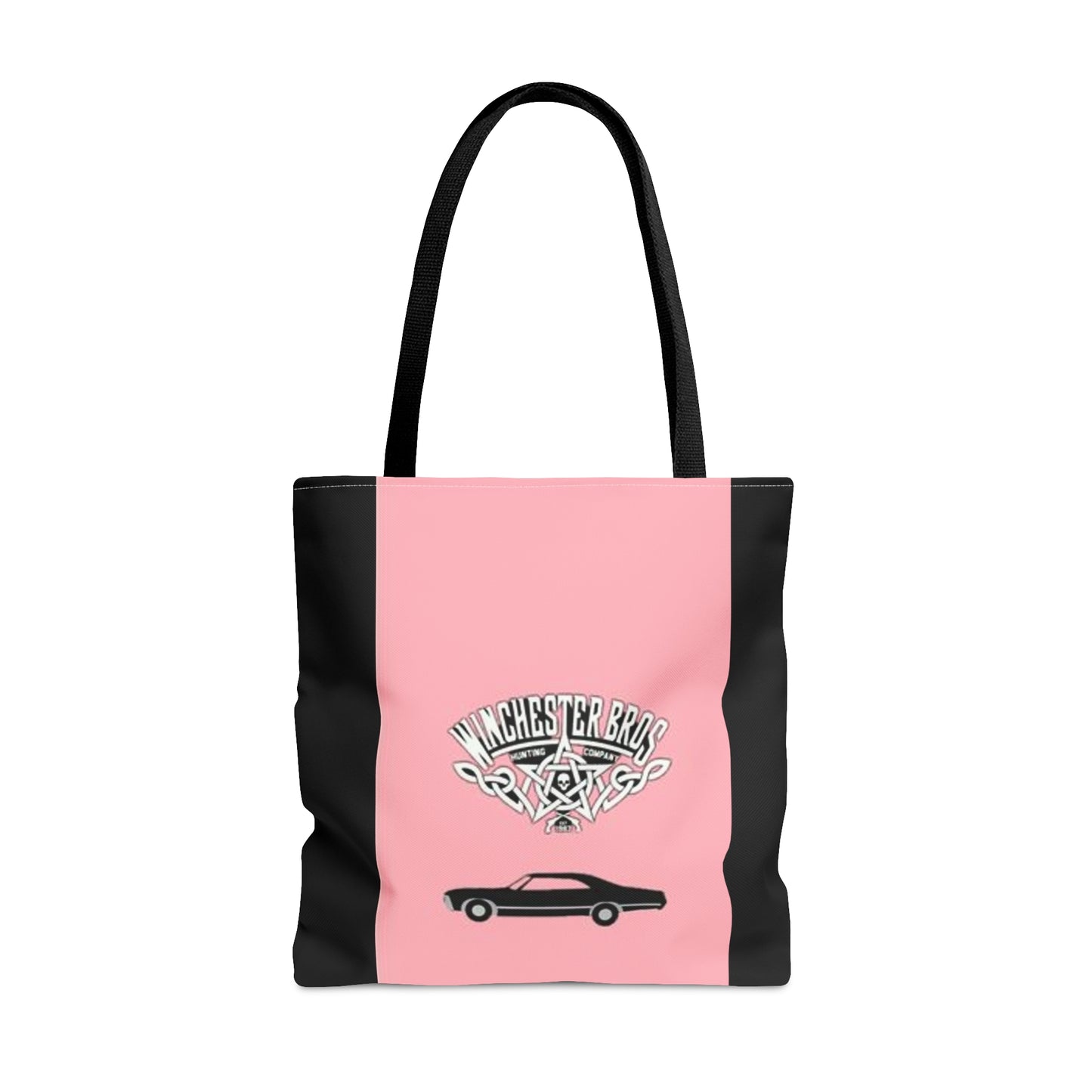 Supernatural "Winchesters" pink Tote Bag (AOP)