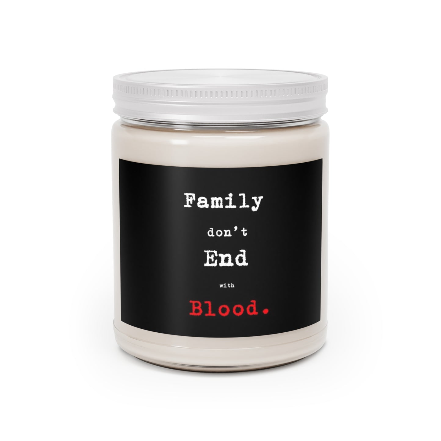 Supernatural "Family Doesn't End With Blood" Scented Candles, 9oz