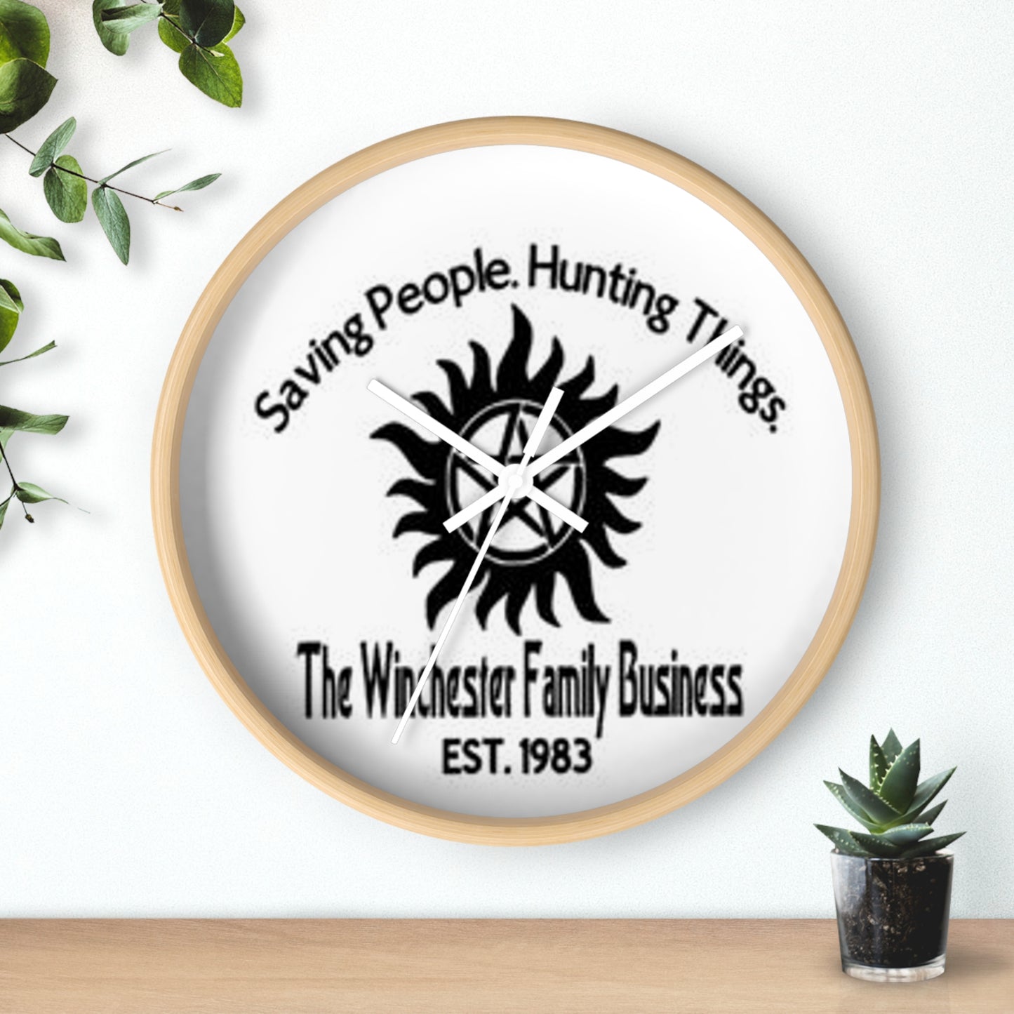 Supernatural Winchester Family Business, Wall Clock