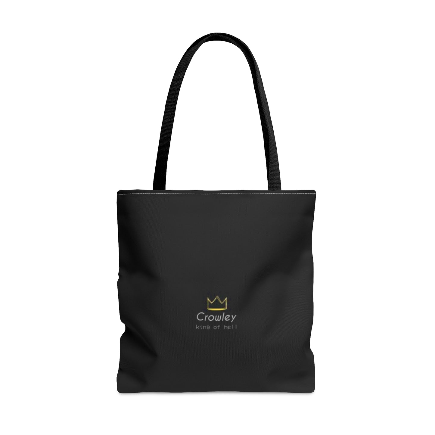 Supernatural "Crowley" black Tote Bag (AOP)