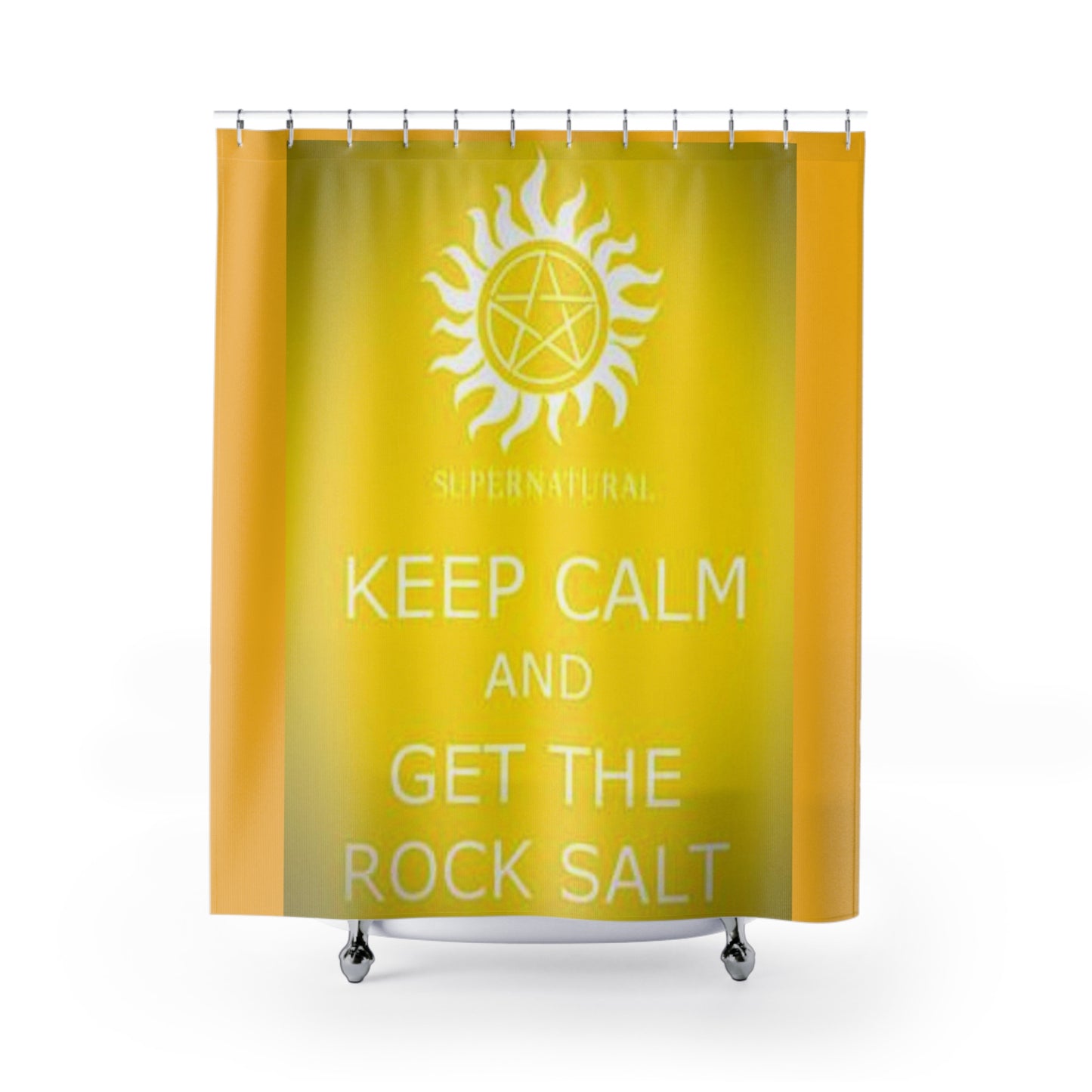 Supernatural /rock salt, Shower Curtains