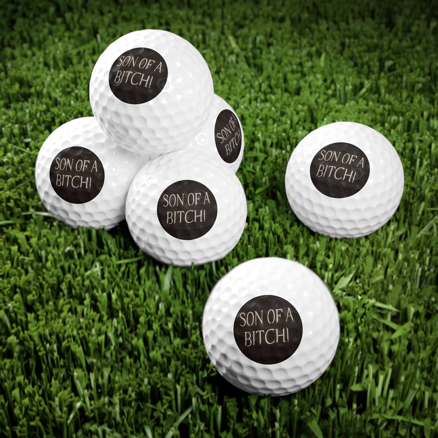 Supernatural Dean, Golf Balls, 6pcs