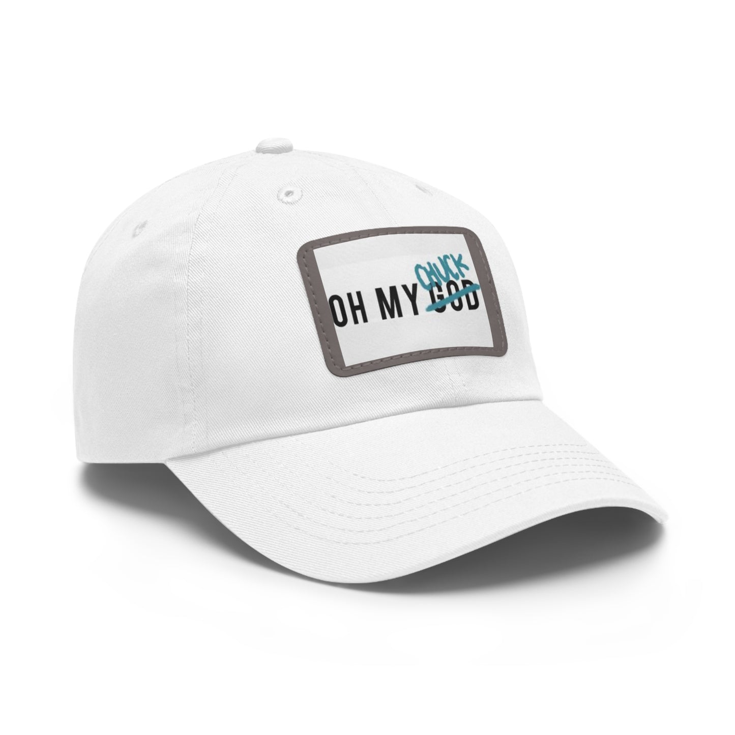 Supernatural "Oh My Chuck" Dad Hat with Leather Patch (Rectangle)
