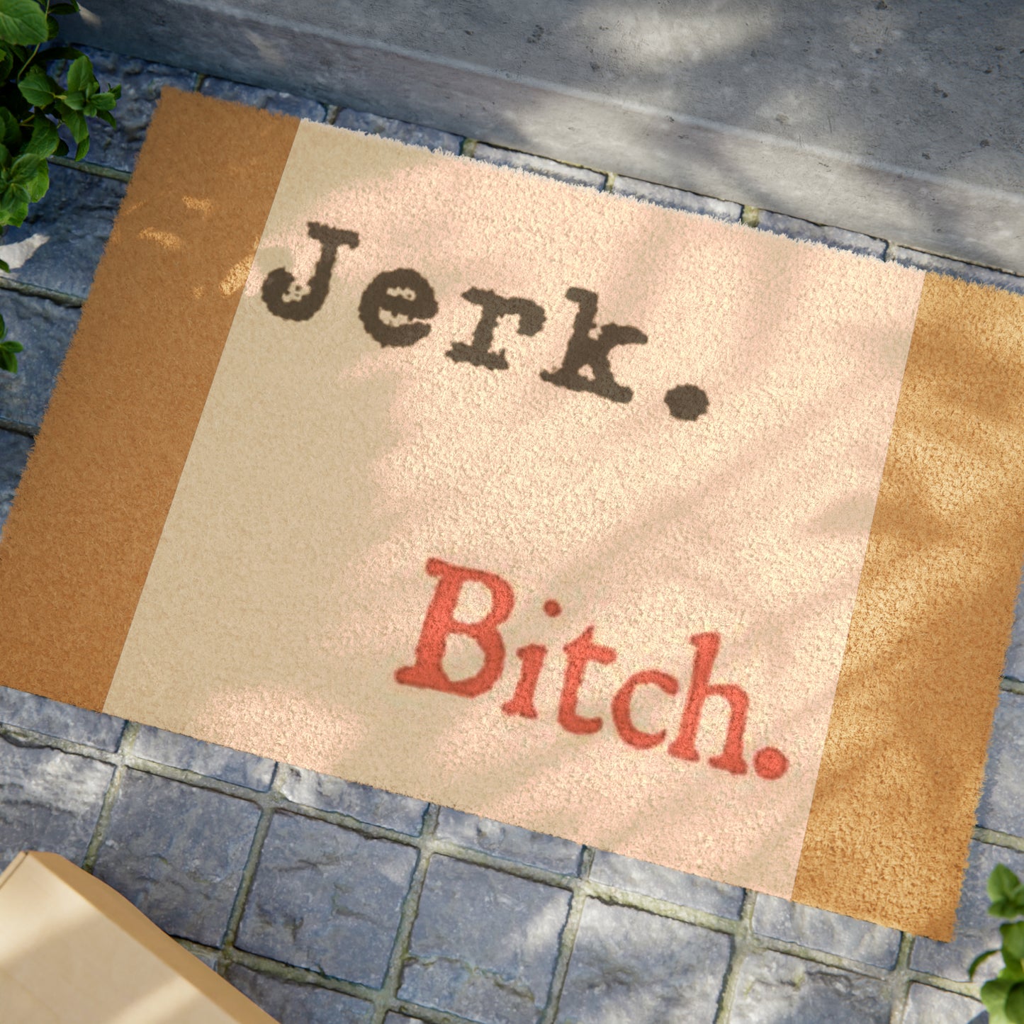Supernatural "Bitch/Jerk" Doormat