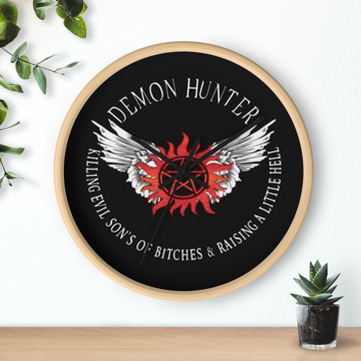 Supernatural Demon Hunter, Wall Clock