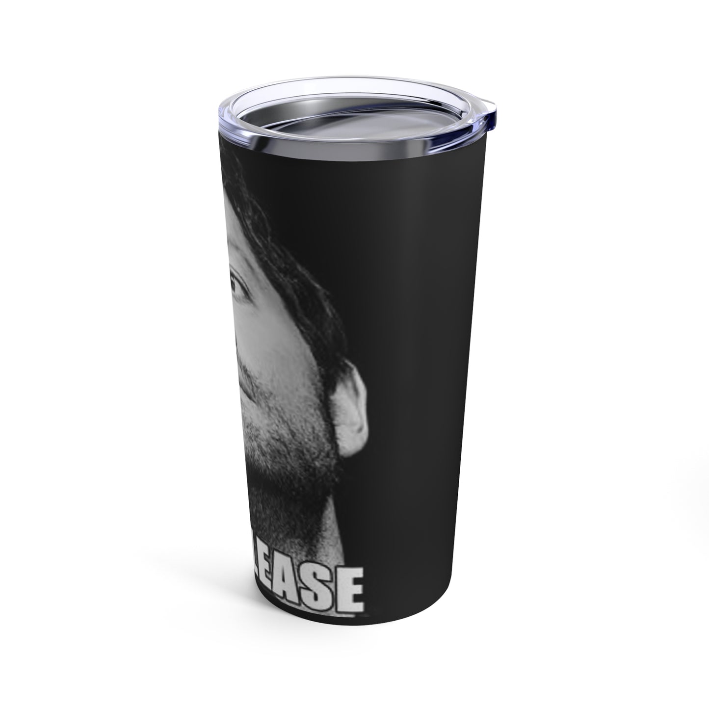 Supernatural "Cas/Bitch Please" black Tumbler 20oz