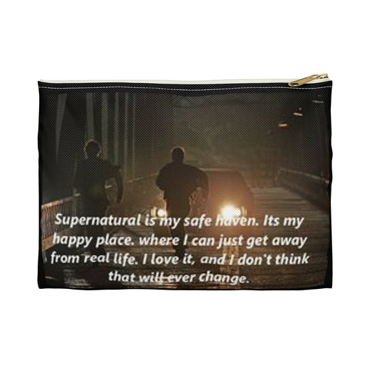 Supernatural "Safe place" black Accessory Pouch
